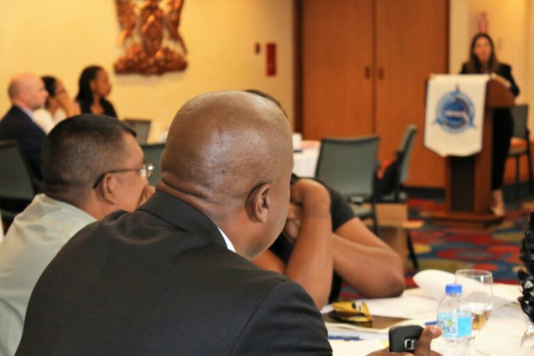 Participants at arms control workshop in the Caribbean